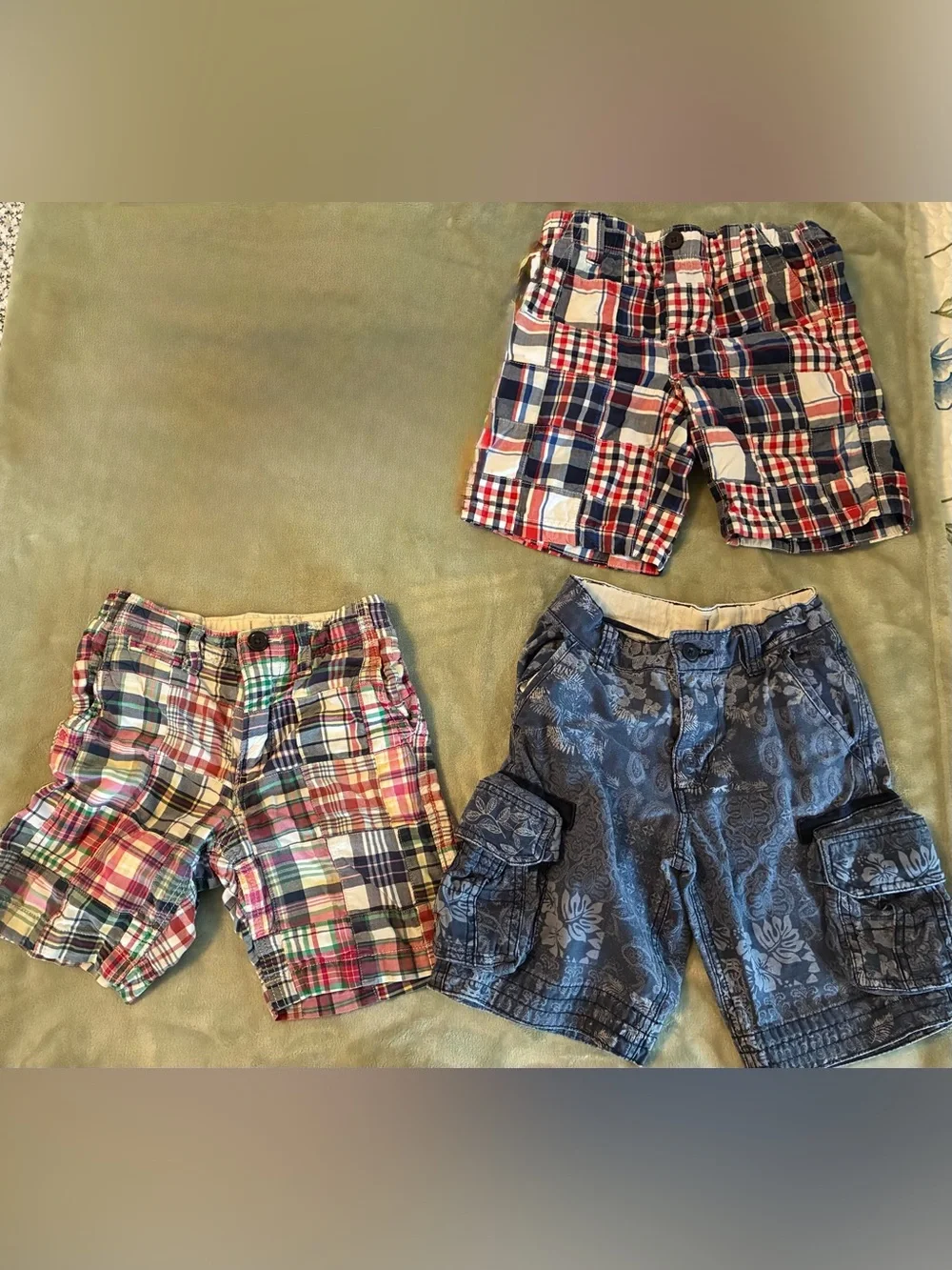 Bundle of 3 Boys Shorts - 2 Pair Size 5 with adjustable waists & 1 Pair Size 6.